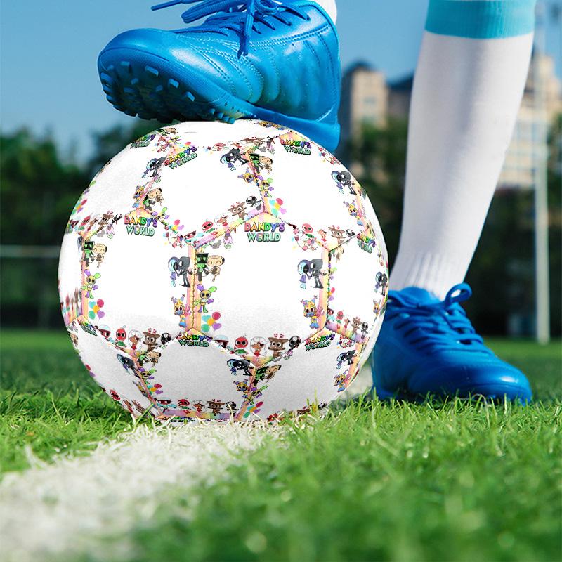 Dandy's World Print Size 5 Soccer Ball, PU Wear Resistant Football for Match Training and Daily Practice, Birthday Gift for Soccer Fans