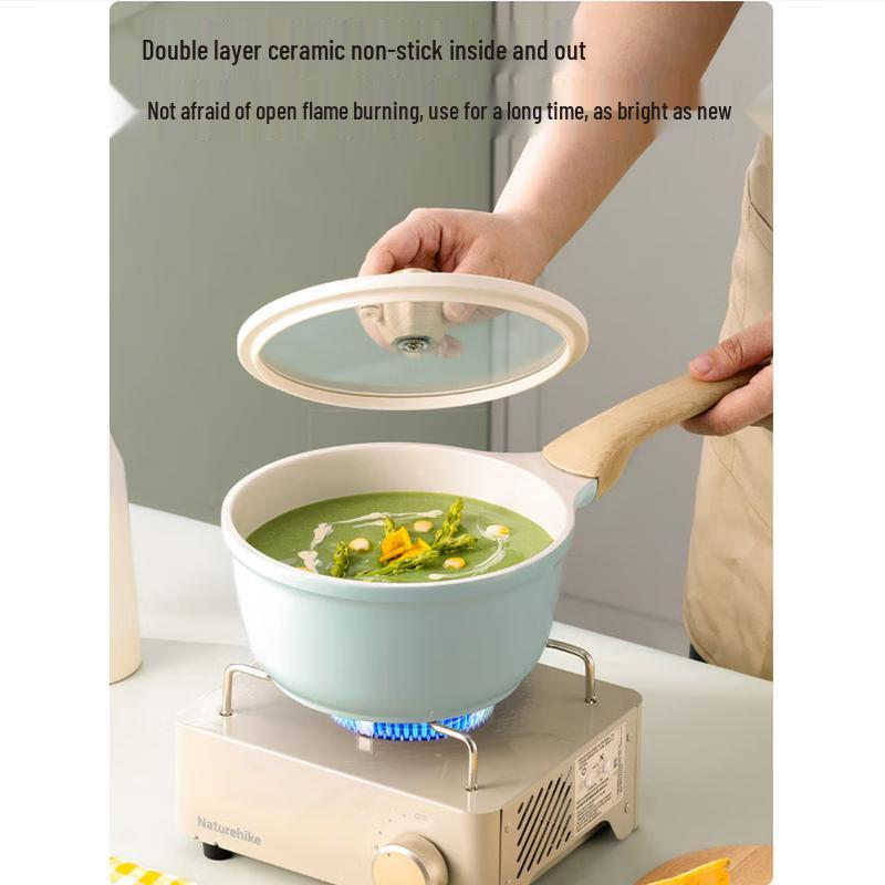 

COOKER KING 18cm Celadon Ceramic Non-Stick Milk Pot