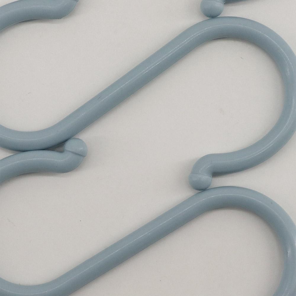 Plastic Scarf Towel Hanging Storage Rack Organizer S-Shaped Hook Key Holder Clothes Hanger