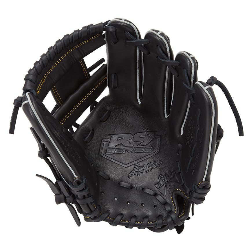 Rawlings HYPER TECH R9 SERIES Baseball Glove Glove for Small Throw (Jr./Children's) (GJ5FR9BFS) All-Around Use, Black, Inch, Right-Handed