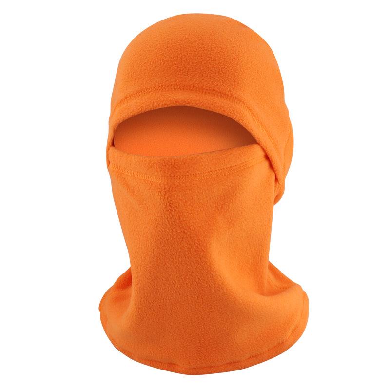 Zimowa ciepła bluza polarowa z kapturem: Aksamitne nauszniki, wiatroodporna maska rowerowa