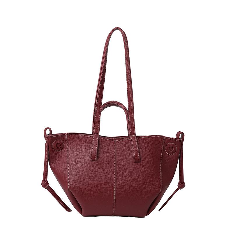 Geantă de mână nișă cu aripi, tendință coreeană 2025 pentru femei – Geantă tote de mare capacitate