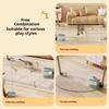 Interactive Cat Toy for Indoor Cats Wheel Exerciser Running Toy Cat Treadmill Remote Control Stimulation Hunting Bird Sound Toy