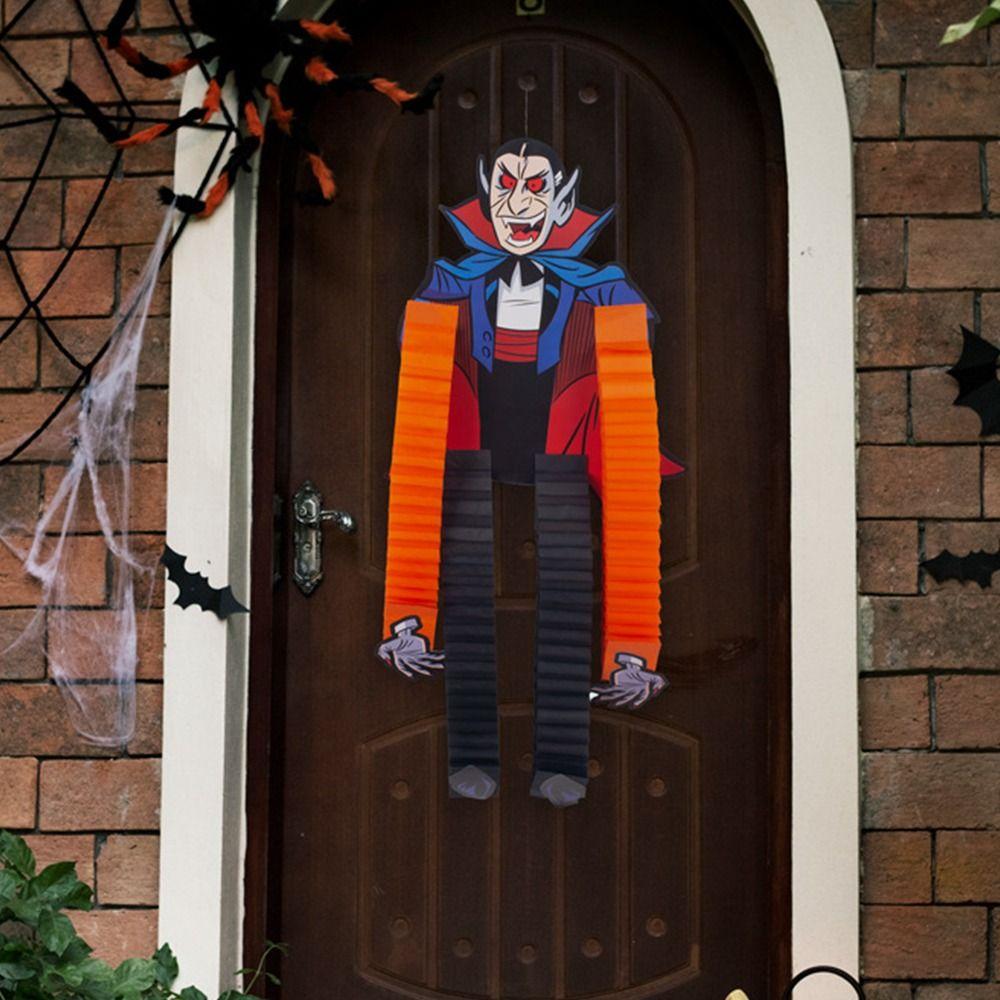 

Pumpkin Ghost Skull Spiral Hanging Door Cartoon Halloween Hanging Decoration Holiday Decor Style 5