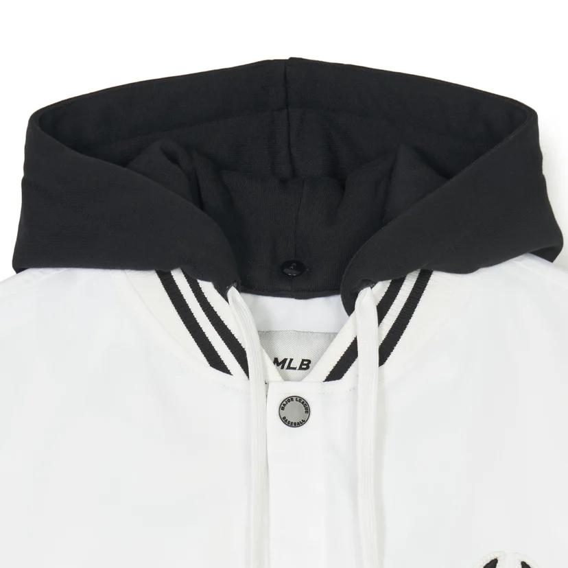 New MLB SS24 Baseball Jacket Unisex Ivory 3AJPV1241-50IVS