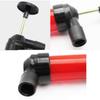 200CC Manual Oil Pump Gun for Cars - Portable Oil Suction Barrel, Tank Pumping Machine with Water Pipe for Fluid Transfer