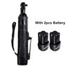 3/8" Rechargeable Cordless Electric Wrench Ratchet 18V with 2 Battery LED Light Right Angle Ratchet  60N.m Torque Power Tool D2 Free Shipping New
