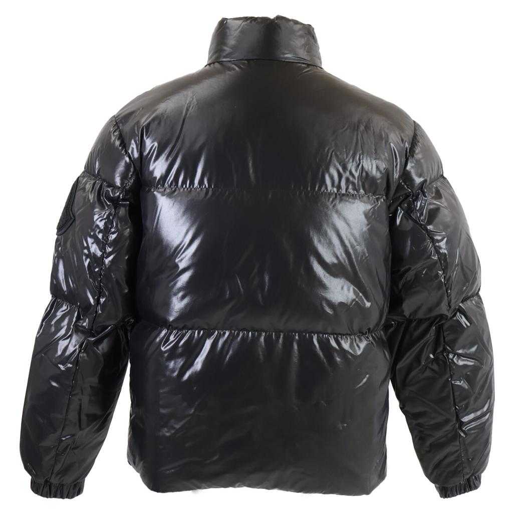 MONCLER [Good condition/domestic regular product] FRIESIAN Arm Big Patch Down Jacket 2 blackUsed