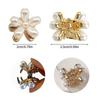 12 Pcs Mini Pearl Hair Clips, Small Claw Clips, Sweet Artificial Bangs Clips Decorative Hair Accessories For Women Girls Leekous