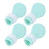 4Pcs Pet Bathing Foot Cover Silicone AntiScratch Cat Paw Protector Pet Supplies for Bathing(Green )