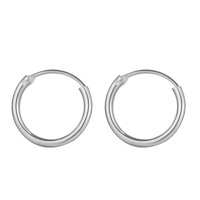Gold Color Hoop Earrings Voguish Fashionable Black R Tone Color Punk Ear Rings Women Men Circle Earrings Hoops Hip Hop Jewelry UnisexFashion Ear