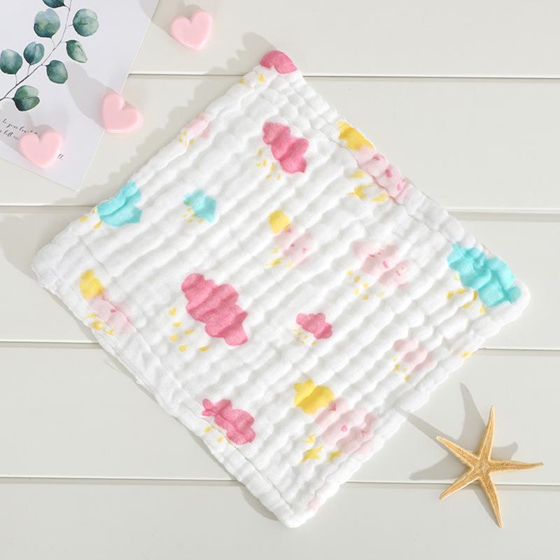 Six-Layer Pure Cotton Baby Bib & Towel Set