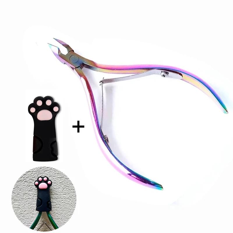 Professioneller Nagelhautschneider Nagelknipser Schere Schieber Nagelhautentferner Maniküre Pediküre Zange Nagel Nagelhaut Nachwachsen Werkzeug