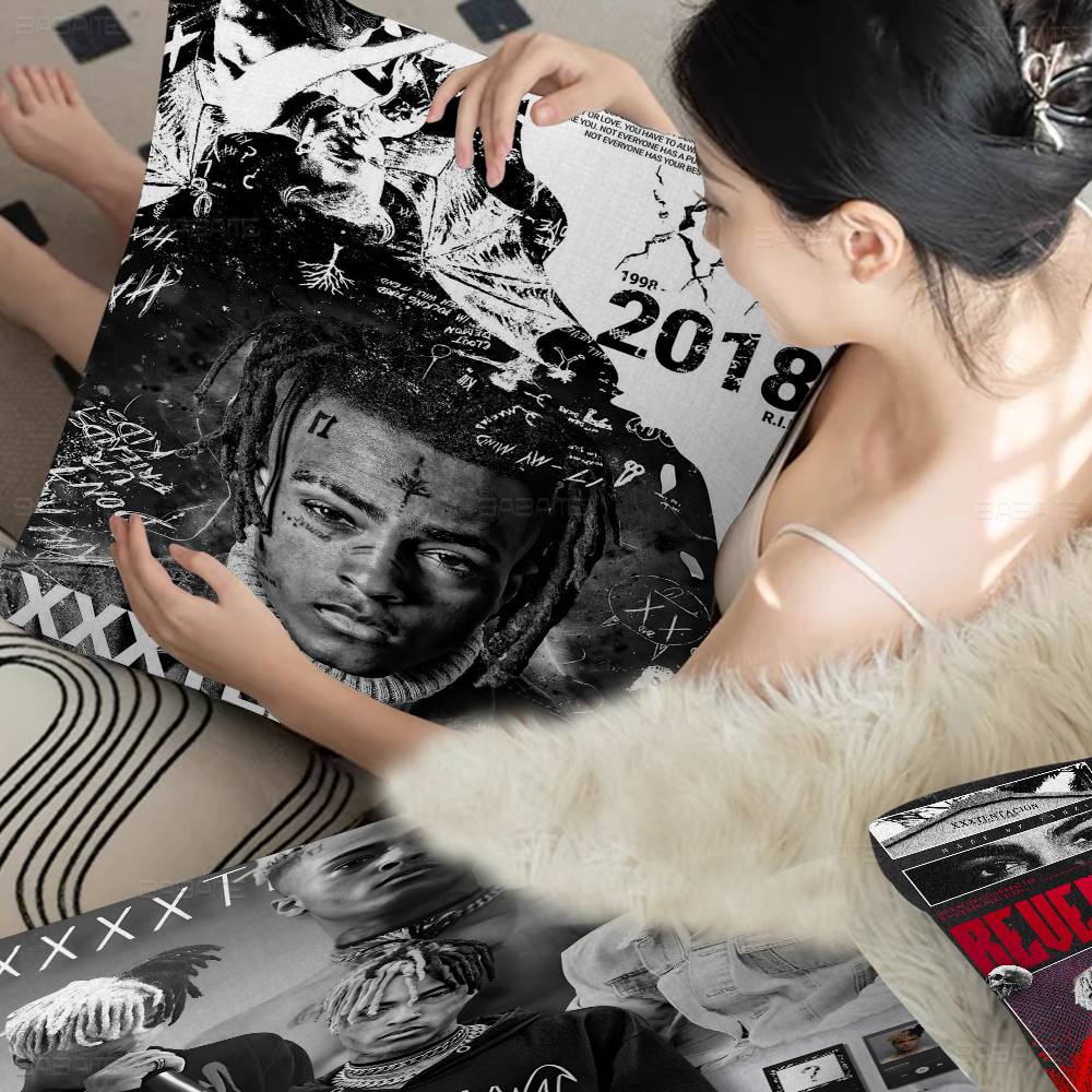 Hip Hop Z-XXXTentacion Personalized picture text home decorative pillows Household Gifts 45x45cm