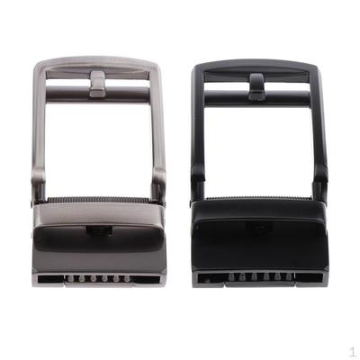 2Pack Men Alloy Leather Belt Automatic
