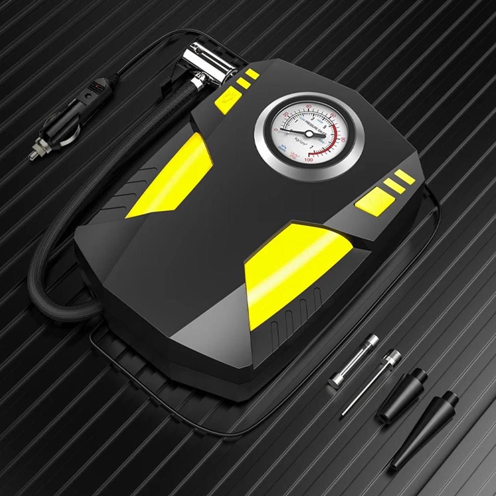 

Цифровой насос для накачивания шин DC 12 Вольт, автомобильный портативный воздушный компрессор, насос 100 фунтов на квадратный дюйм, автомобильный воздушный компрессор для автомобилей, мотоциклов, велосипедов