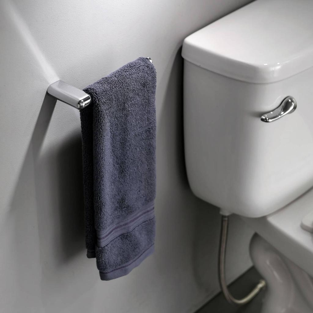 simpletome Wall-Mounted Toilet Paper Holder, Rust-Resistant Stainless Steel with Drilling Installation, Modern Minimalist Design (Chrome Plated)