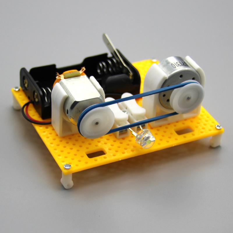Electromagnetic Permanent Generator Physics DIY Experiment Project Kit Portable STEM Tool for Outdoor Science Practice Activities
