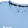 Skechers Round Neck Breathable Moisture-Wicking Quick-Dry Short Sleeve T-Shirt Men Tops Temptation-Blue P224M027-00MU
