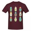 Unisex Funny Matryoshka Doll Fun T Shirt Streetwear Oversized Oneck Cotton Sleeve Shirt Unisex