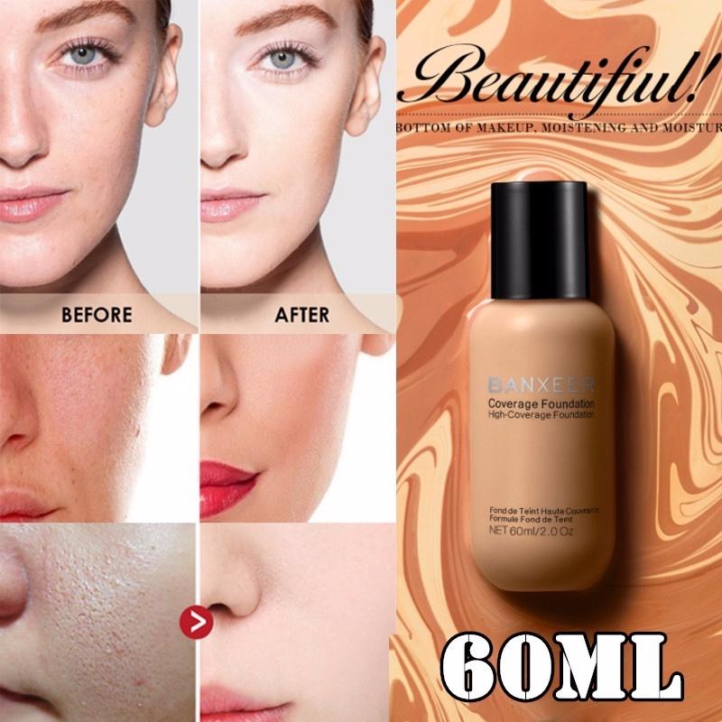 Face Base Makeup Concealer Lasting Primer Makeup Professional Full Coverage Liquid Foundation