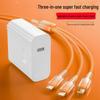 3-in-1 Fast Charging Cable: Compatible with Apple, Huawei, Xiaomi - Type-C Plug
