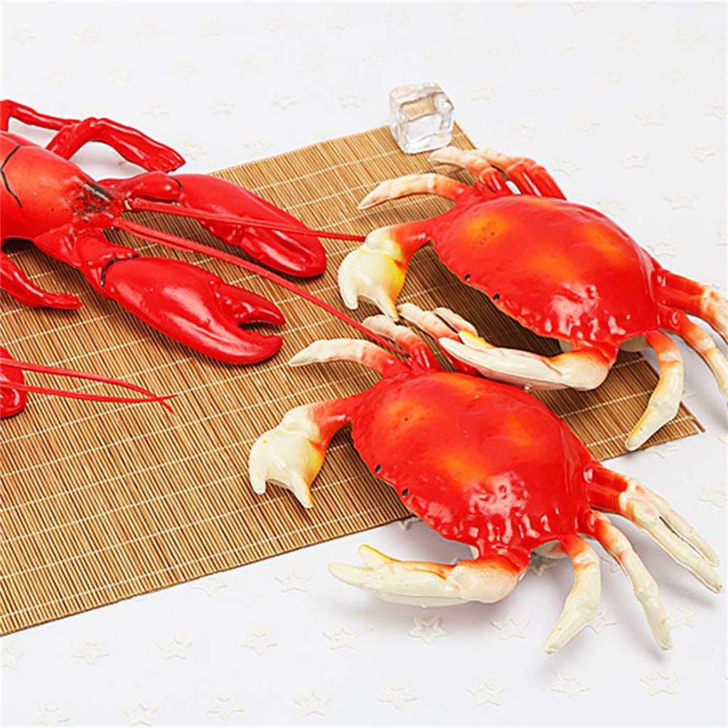 Multi Purpose Crawfish Model Artificial Lobster Great for Market Displays and Kids Play Gift for Private Event Decor