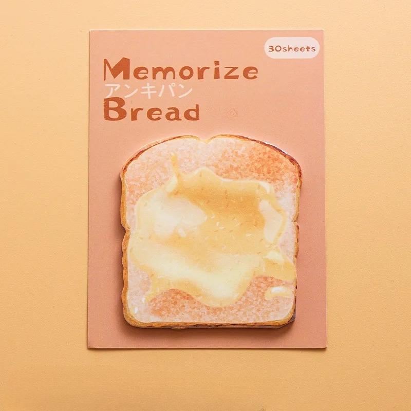 Bread Series Sticky Notes Notes and Sticky Notes Message Memo Post It Student Stationery Supplies Word Record Notepad