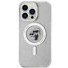 Karl Lagerfeld Klhmp15Xhgkcnot Iphone 15 Pro Max 6.7 Transparent Hardcase Karl&Choupette Glitter Magsafe