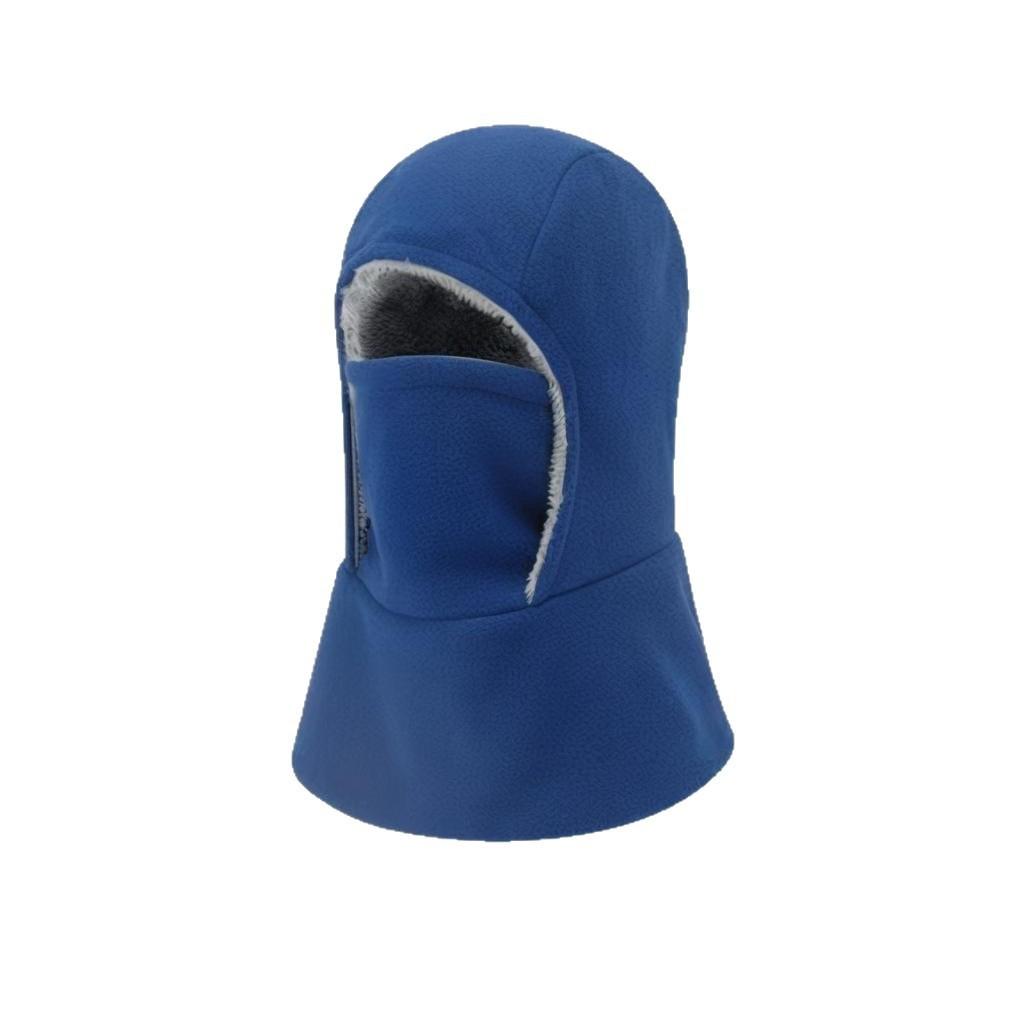 1-2PC Winter Warm Hat OutdoorCycling Face Mask Skiing Hiking Fleece Lined Thick NeckProtector Windproof Thermal for Cold Weather