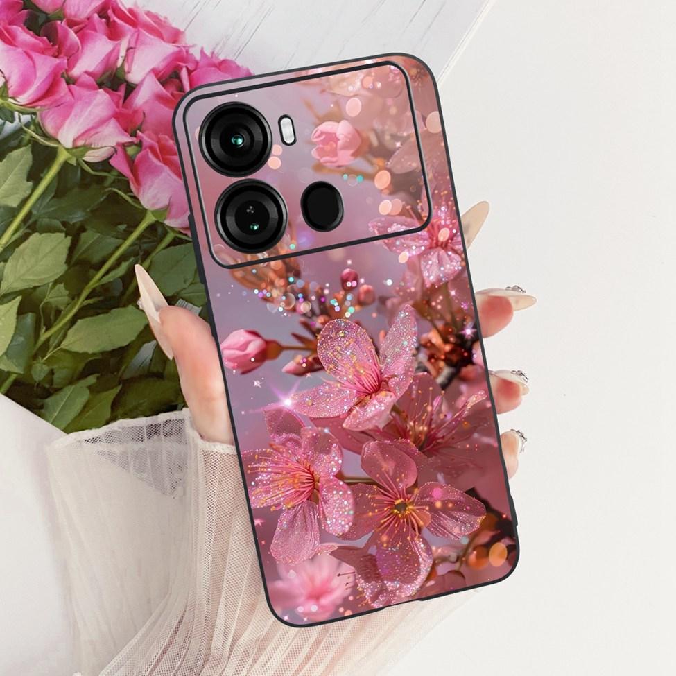 Coque Pour ITEL P40 Housse P662L Silicone Chat Mignon Mode Drôle Peinte Funda Pour P40 ITEL P 40 Coque de Téléphone