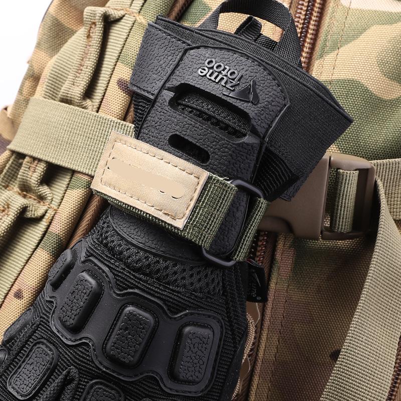 Gloves Holder Tactical Durable Multi-purpose Molle Webbing Keychain Belt Keeper for Outdoor Camping EDC Secure Attachment