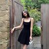 French High-end Small Man, Black Thin Suspender Dress, Summer Women's Clothing, Summer New Models