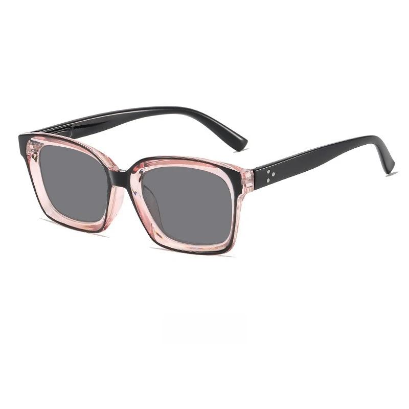 

Fashion Square Oversize Frame Sunglasses for Women Men Outdoor Street Shooting UV400 Sun Glasses 4colors with GreyLenses Goggles