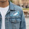 20 Stück Delfin-Muster Aufbügel-Aufnäher Handgefertigte Aufnäher zum Annähen Bestickte Aufnäher Jacke