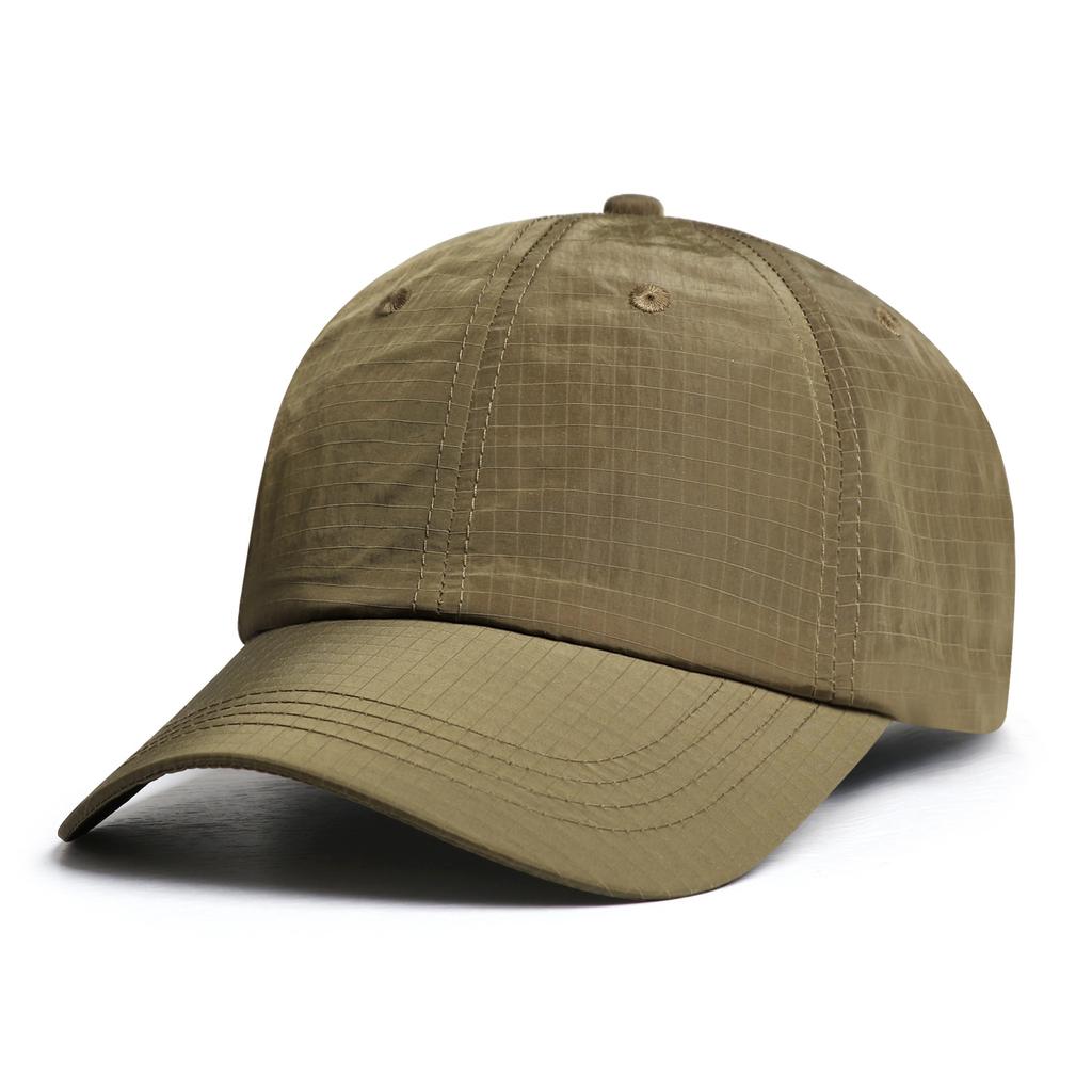 Customized Retro Checked Plain Quick Dry Nylon Cap For Men Women Camping Outdoor Sports Streetwear & Daily Casual Fashion Wear