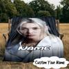 Custom Name K-pop Idol Collage Blanket  Ideal Bedding Blanket Perfect for Travel, Camping, Living Rooms, Offices, Sofas, Fan Christmas gift