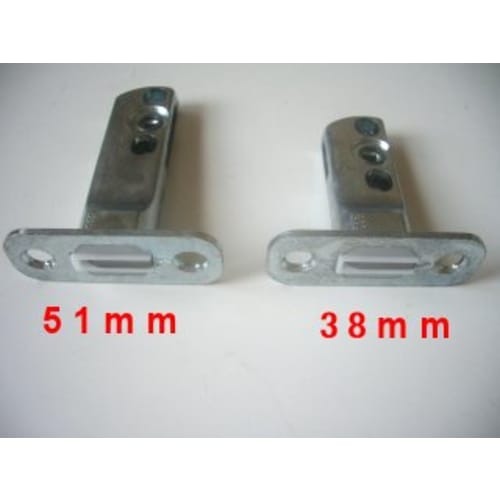 Nicchu Seisakusho GIA Room Divider Lock with Key, Silver, BS/38, 121-ML-SL