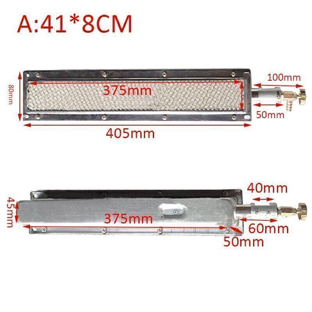 

1шт барбекю газовый гриль инфракрасная боковая горелка керамический нагреватель 41см*8см кухонные принадлежности для барбекю барбекю инфракрасная керамическая горелка