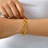 Jewelry Stainless Steel Hydraulic Rhombus Japanese Geometric Gold Bracelet Women