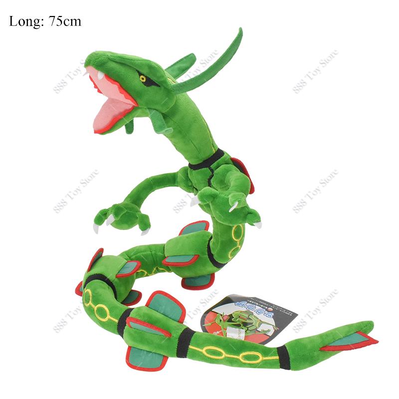 Pokemon Shiny Kyogre Cute Plush Toys Anime Lucario Greninja Furret Charizard Rayquaza Zapdos Exeggutor Stuffed Peluche Doll Gift
