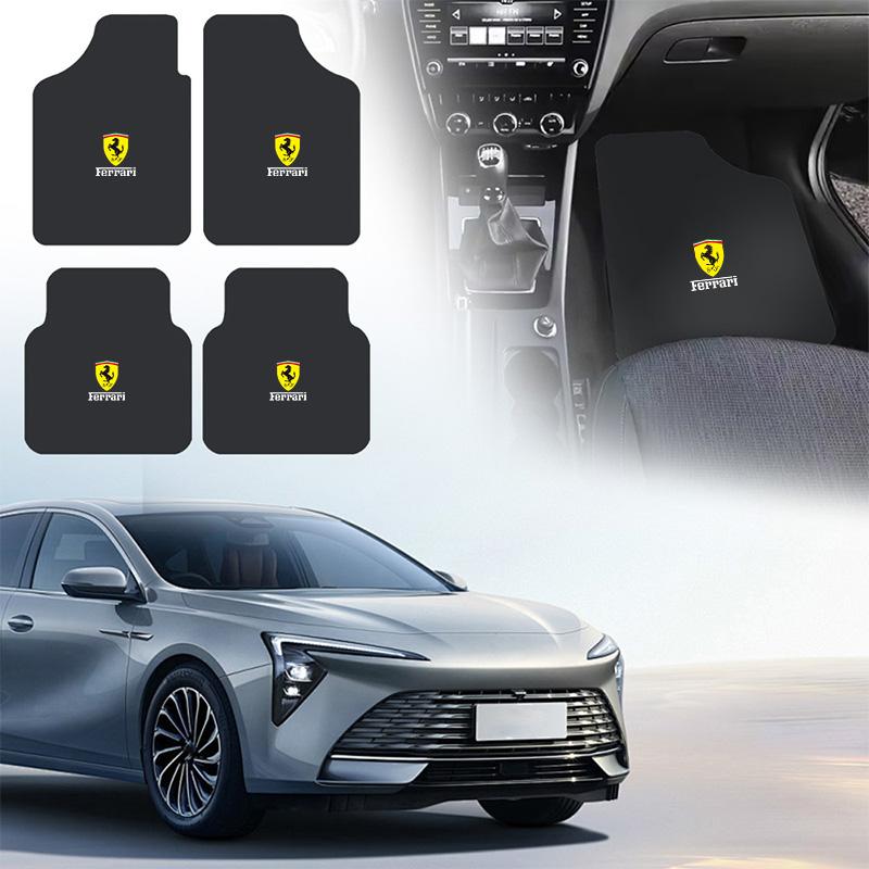 Car Floor Mats Front Rear Carpet Anti-slip Protection Pad For Ferrari 308 GT4 328 GTB GTS F355 Modena F430 458ltalia 488 Tributo