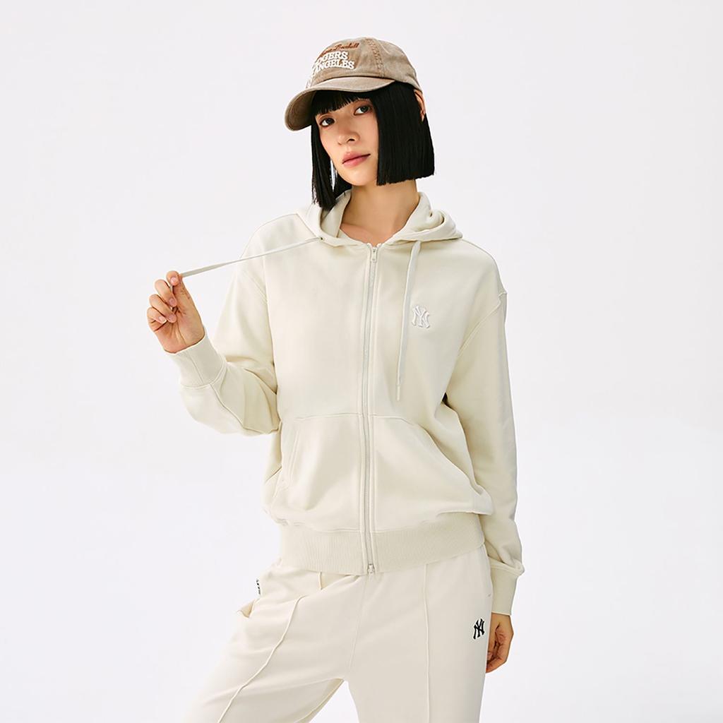 MLB New York Yankees Basic Collection 25FW Sweatshirt Unisex Deep Ivory 3ATRB0154-50CRD