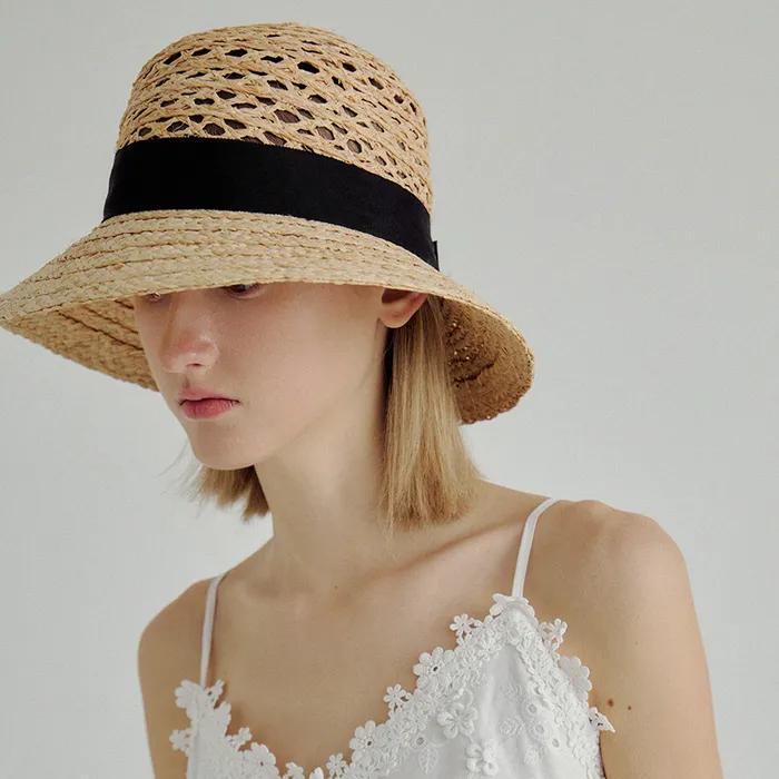 Raiden raffia floppy hat