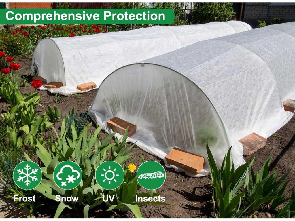 Thickened Plant Antifreeze Blanket: Winter Vegetable Cold Protection Non-Woven Fabric