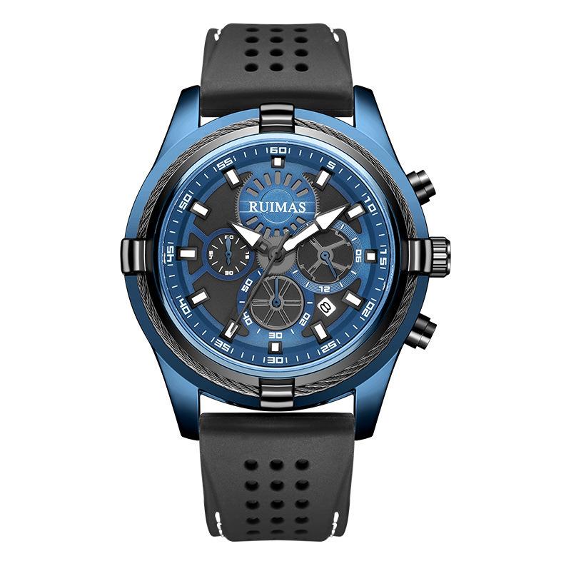 Men S Watch, Casual Multifunctional Luminous Silicone Watch Men S Quartz Watch 311