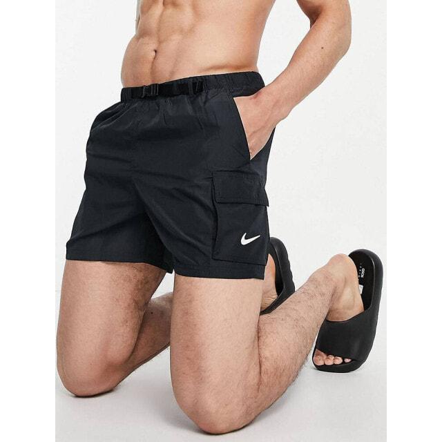 

Черные 5-дюймовые шорты карго Nike Swim Explore Voyage