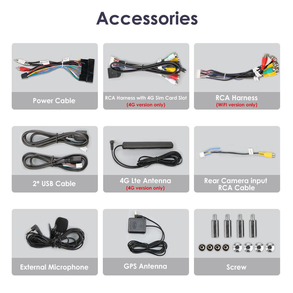 10.33-inch Android Navigation System with GPS, Bluetooth, and Wireless CarPlay for 2012-2016 Kia CEED