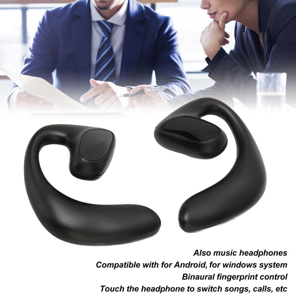 Wireless Translator Headphones Music Function Ear Hook Type Online Translation Earphones 144 Languages for Business for IOS