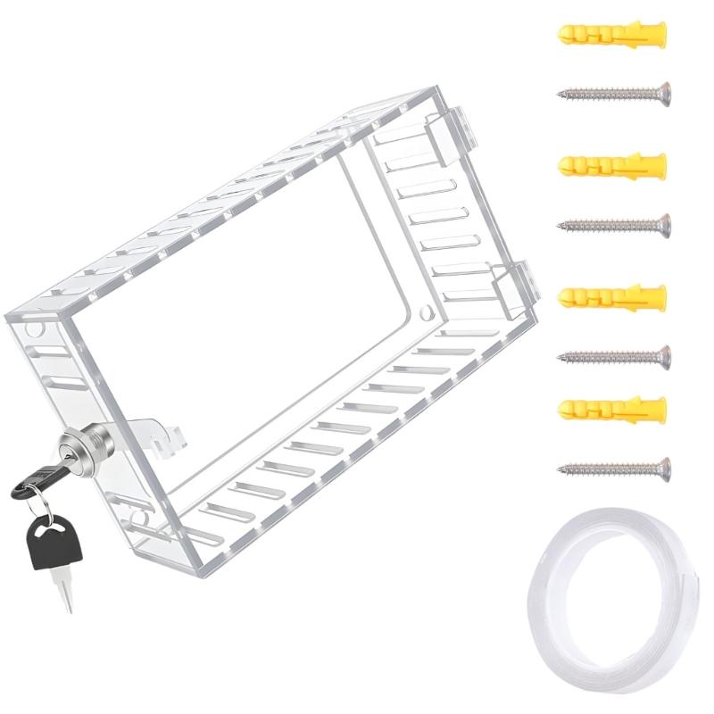 Universelle Thermostatschutzabdeckung Schweres Modell Manipulationssicherer Verriegelungsmechanismus Für Zuhause Büro Schule Präzise Temperaturregelung